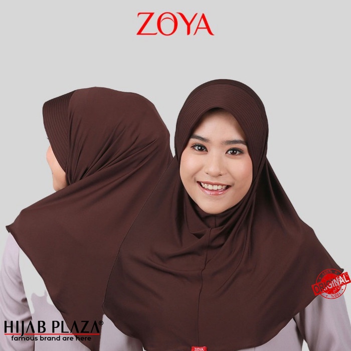 ✨LARIS✨ -Jilbab Insant /Hijab Instan Bergo Polos zoya Marsha HL casual Ori - Putih