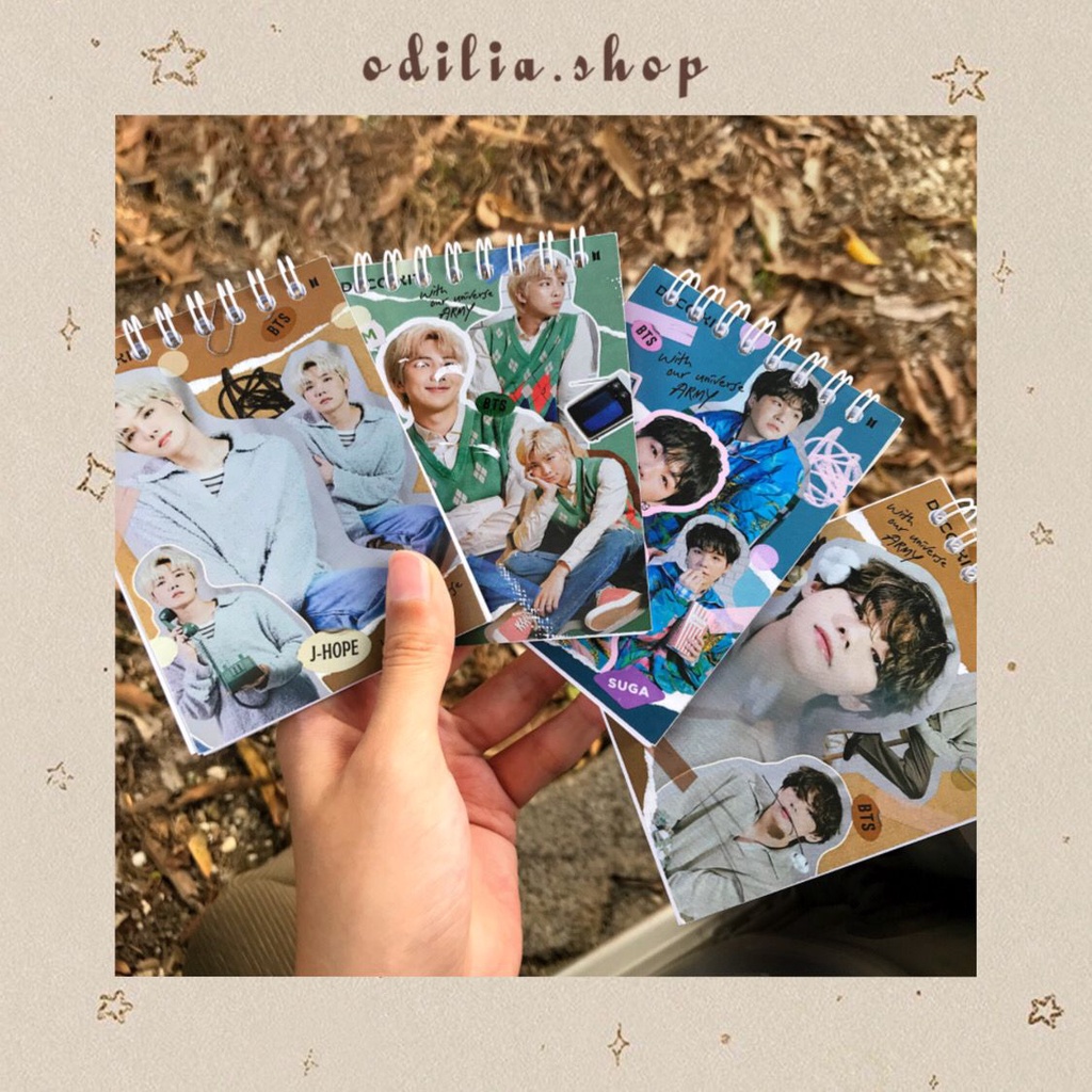 

Notebook Mini Spiral BTS Art Aesthetic Buku Tulis Kecil Kpop Army Catatan Memo Stationery Note Book Korea Alat Tulis Sekolah Anak Atk Bjb Banjar Banjarbaru Odilia.Shop