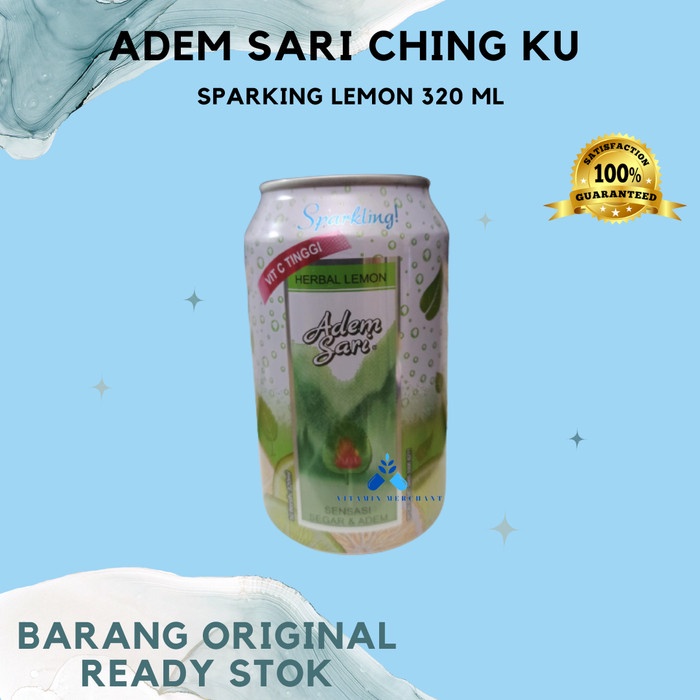 

Adem Sari Ching Ku Minuman Penyejuk Kaleng Sparking Lemon 320 ml