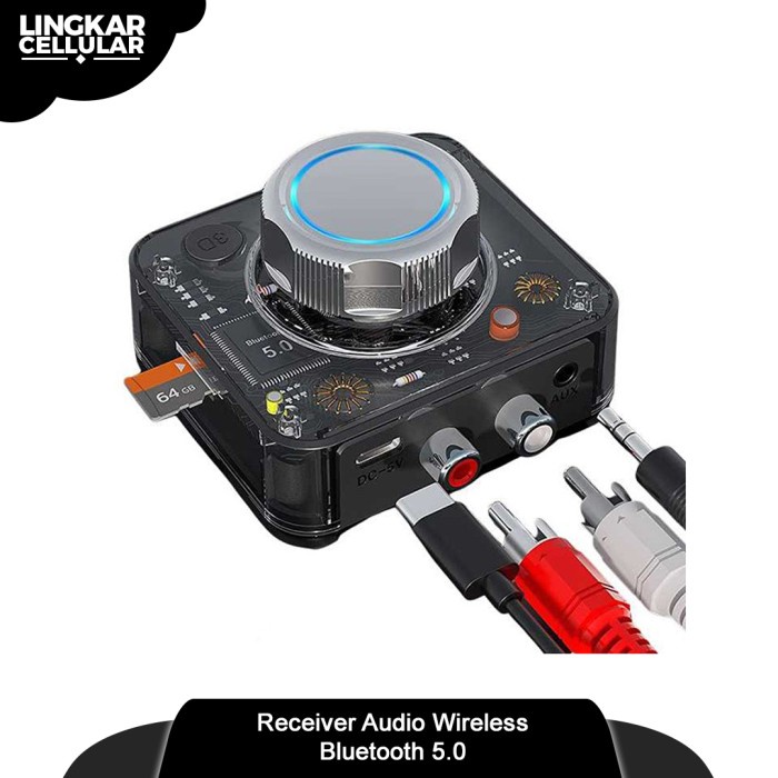 Receiver Audio Wireless Bluetooth 5.0 Receiver Wireless