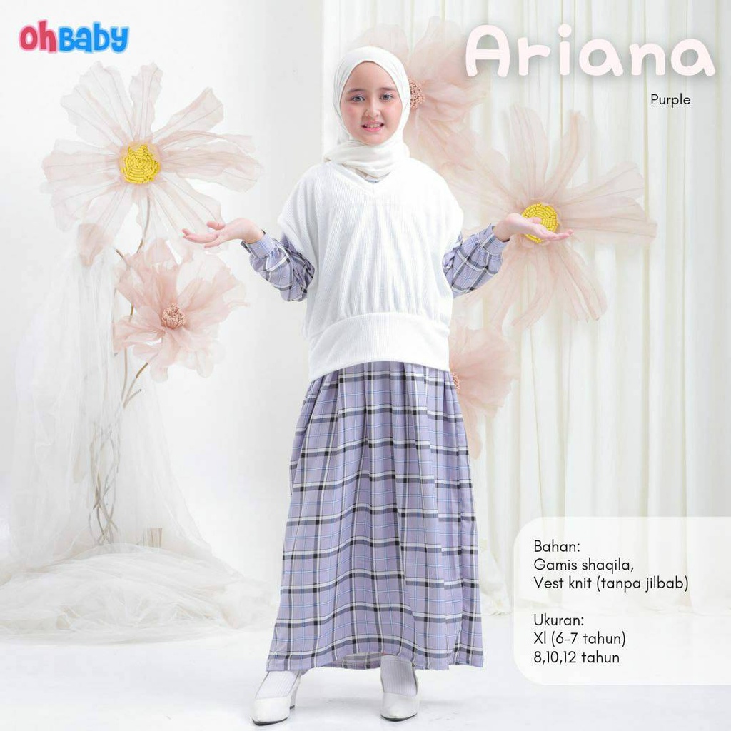 Gamis Ariana Purple