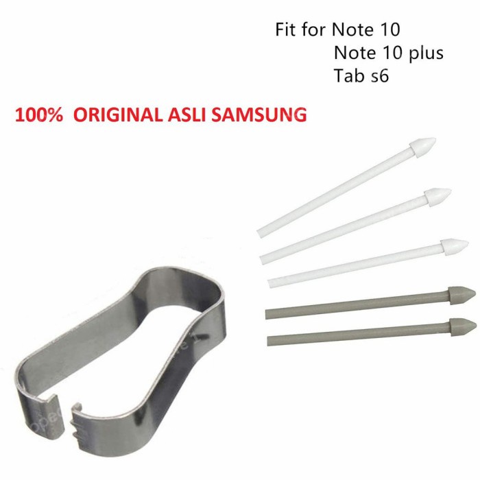 

[ML-0472] Bongkar Gudang SAMSUNG Refill Tip Nib Ujung Mata Stylus S Pen Tab s6 Tab s6 Lite - grey