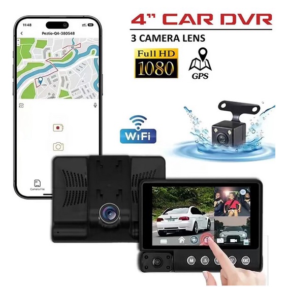 Dashcam cctv mobil Spion DVR Car Camera Dasbor Dashboard Wifi App