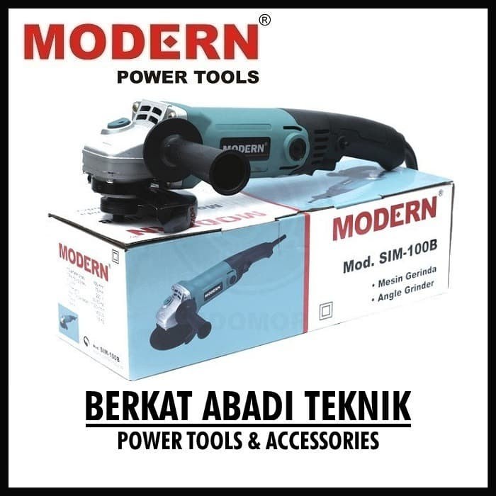Mesin Gerinda Tangan Sim-100B Modern 4" Sim 100B Mesin Gurinda Grinda
