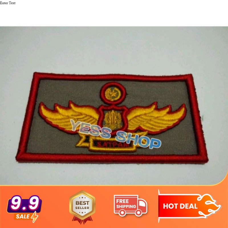 Security Bordir Timbul Satpam Baru Bordir Satpam Timbul