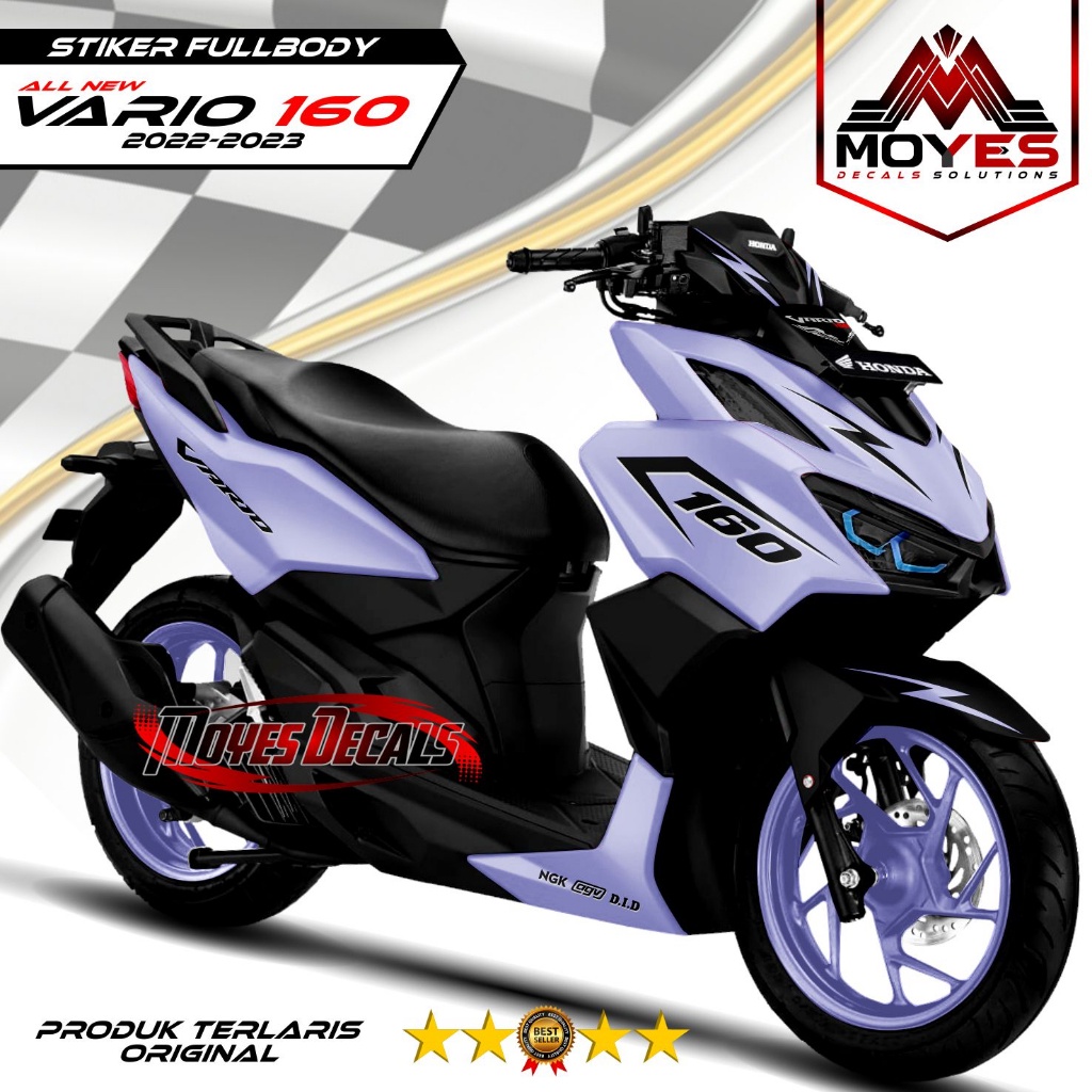 TERLARIS Decal Vario 160 Fullbody 2022 Motif Polos - Stiker Variasi Vario 160 New Fullbody