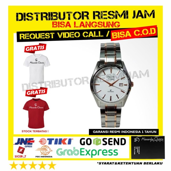 JAM PRIA ALEXANDRE CHRISTIE AC8554MD 8554MD 8554 MD GARANSI RESMI