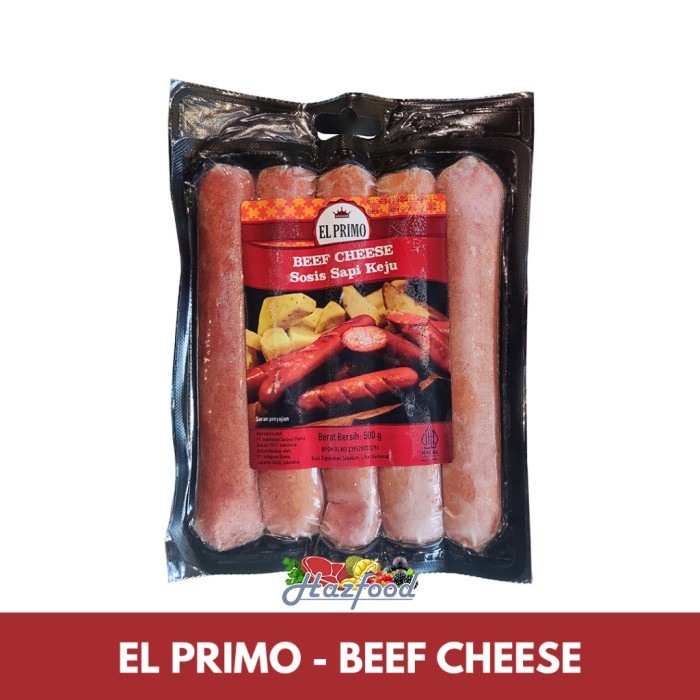 

El Primo Beef Cheese Sausage | Sosis Sapi Keju 500g