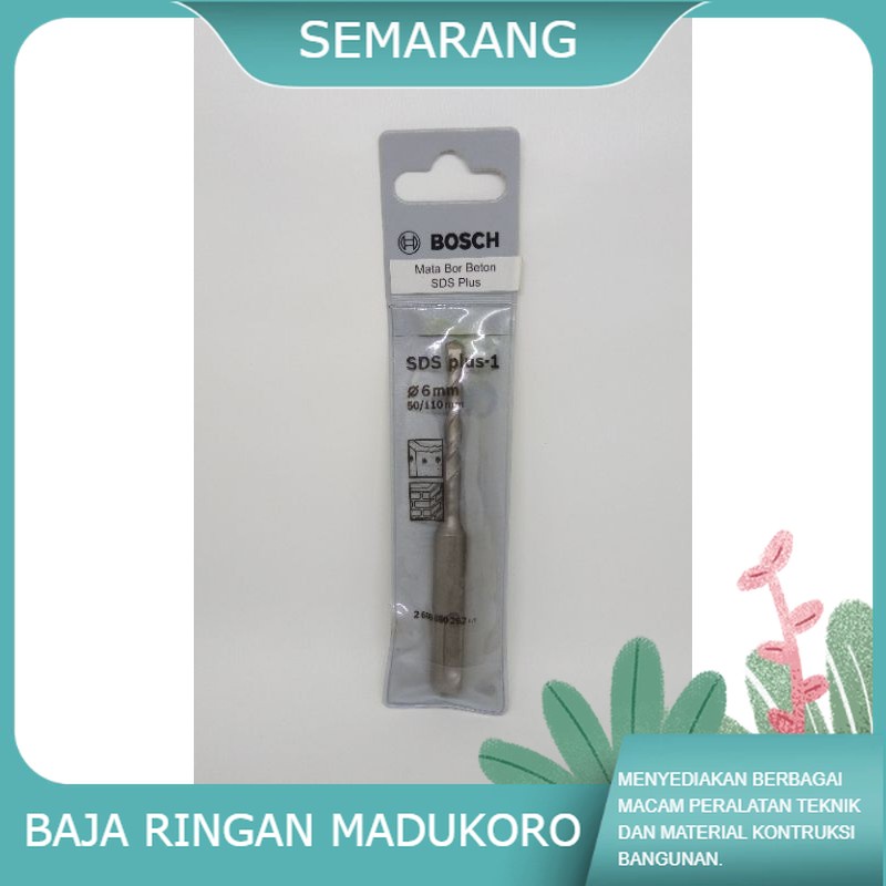 MATA BOR BETON SDS PLUS BOSCH 6mm x 50/110mm / MATA BOR TEMBOK BETON