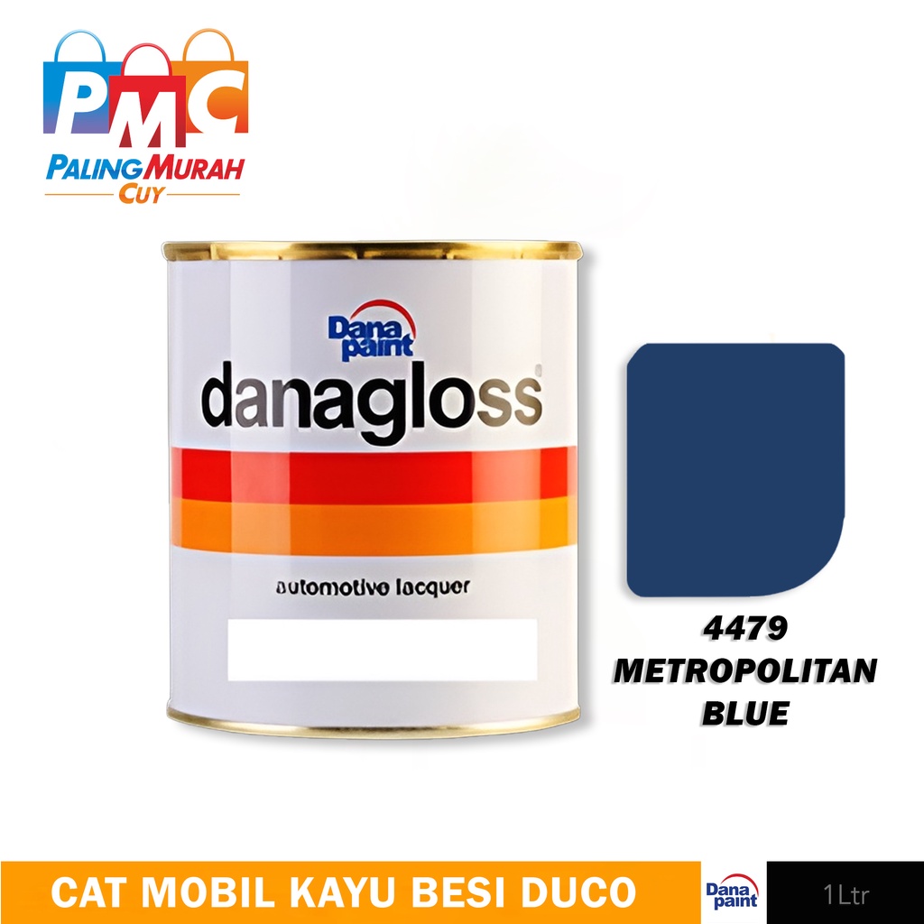 DANAGLOSS NC 4479 METROPOLITAN BLUE - Cat Mobil Kayu Besi Duco