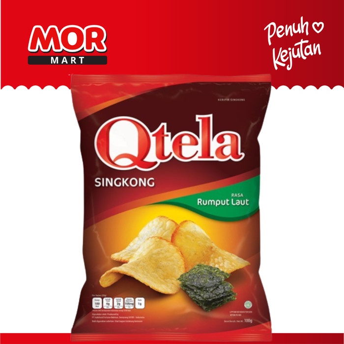 Promo Harga Qtela Keripik Singkong Rumput Laut 100 gr - Shopee