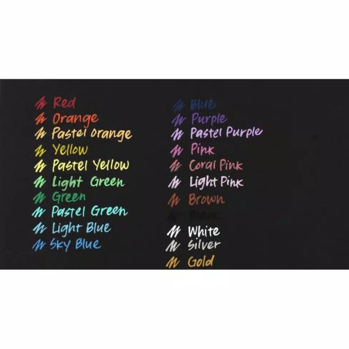 Uni Posca PC-1m Set 12 Extra-Fine Point Poster Paint Marker