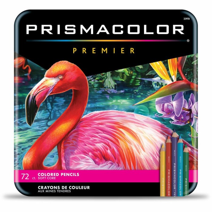 

Prismacolor 72 soft core pencils & Sharpener + Blending Pencils - 72 pencils