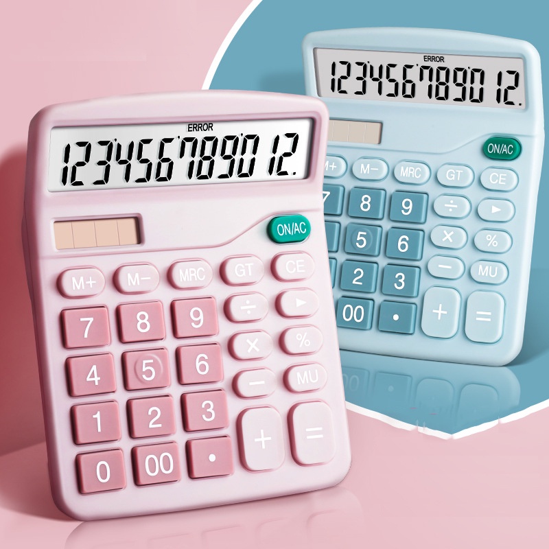 

KALKULATOR 12 DIGIT DUAL POWER BISA PAKAI CAHAYA MATAHARI / KALKULATOR MACAROON 12 DIGIT 2 POWER