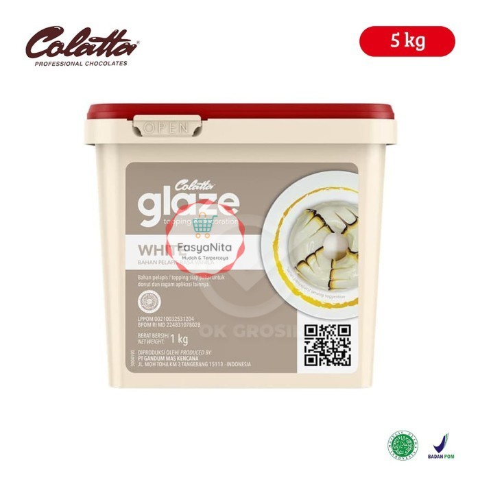 

Colatta Glaze WHITE kaleng 5 kg - FasyAnita Mart Denpasar