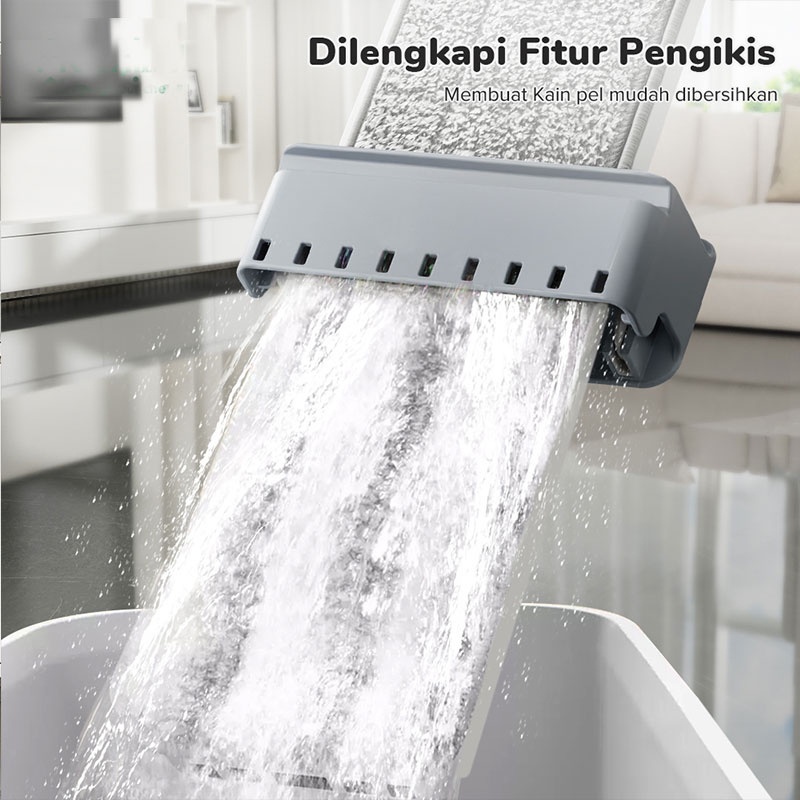 KING Dreams Standing Spray Mop 3in1 Upgradable Alat Pel Semprot Dapat Berdiri Dengan Kain Microfiber