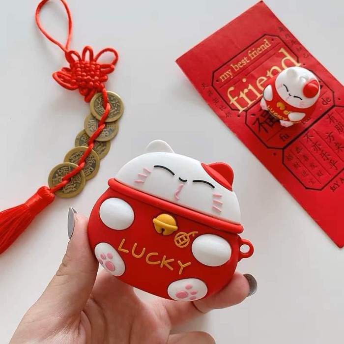 Airpods Case Lucky Cat Gen 1 2 3 PRO