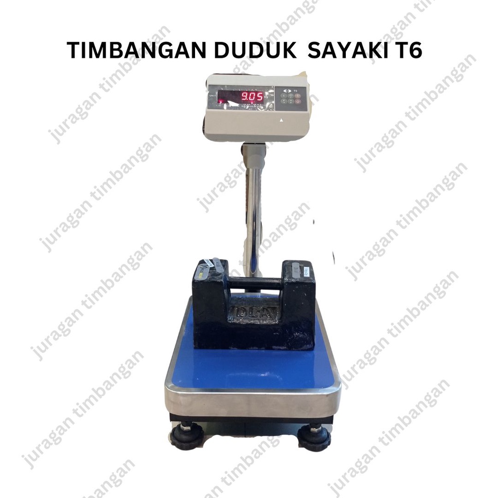 Timbangan Duduk SAYAKI T6 150kg/ Timbangan digital 150kg / timbangan duduk digital Juragan Timbangan