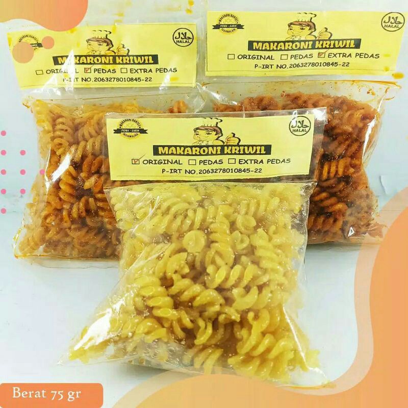

[FashSale] PAKET 10 PCS Makaroni Kriwil Cap Koki Asli Khas Tasikmalaya / Jajanan Tasikmalaya