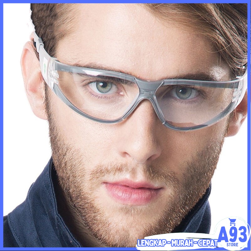 3M Kacamata Safety Goggles Anti Fog Dust 11394