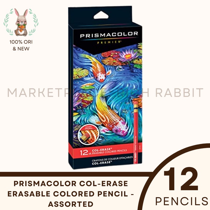 

[New] Prismacolor Col Erase Erasable 12 and 24 Colored Pencils 20517 - Col Erase Isi12