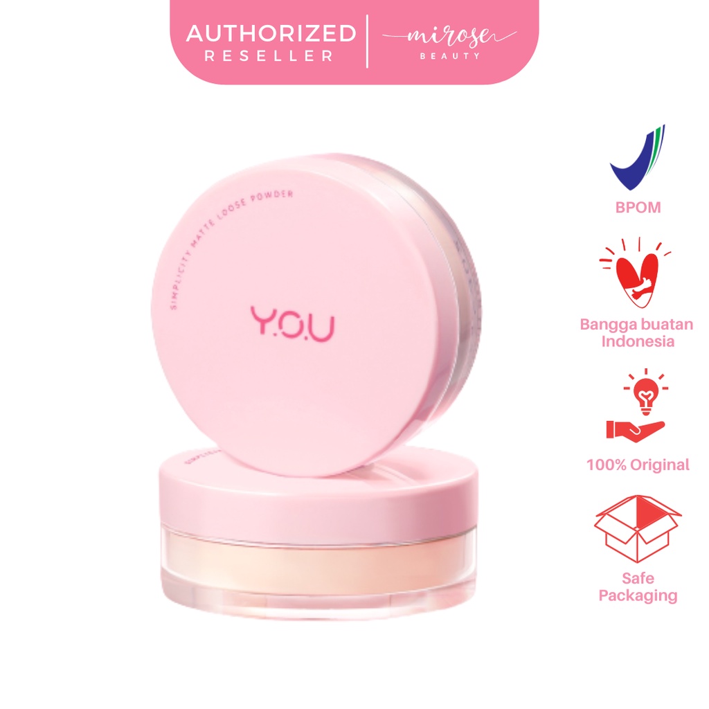 YOU Simplicity Matte Loose Powder | Bedak Tabur