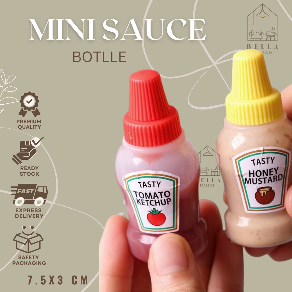 MINI SAUCE BOTTLE BOTOL SAUCE MINI PROPERTI FOTO