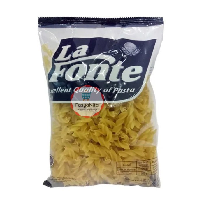 

La Fonte Fusili Short / Spiral Pasta [500 gr] - FasyAnita Mart Denpasar