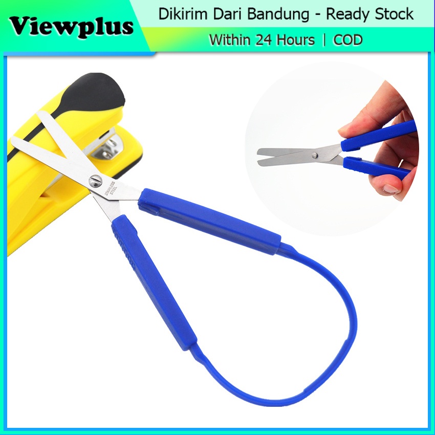 

Gunting Kertas Anak Jaman TK SD Safety Gunting Elastic Loop Scissor Gunting Anak TK Sekolah Scrapbooking Kerajinan Alat Pemotong Kertas Buku