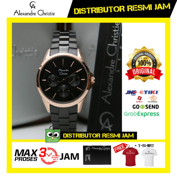 JAM ALEXANDRE CHRISTIE AC 2890 AC2890 WANITA ROSEGOLD GARANSI SHOWROOM