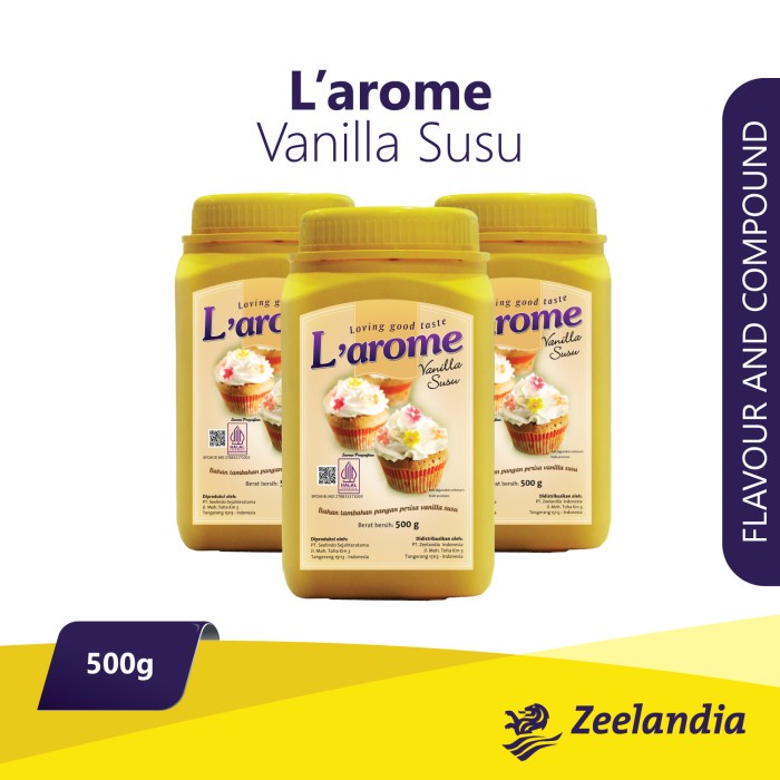 

Promo Termurah [ Best Seller ] Zeelandia L'AROME VANILLA MILK POWDER 500 Gr