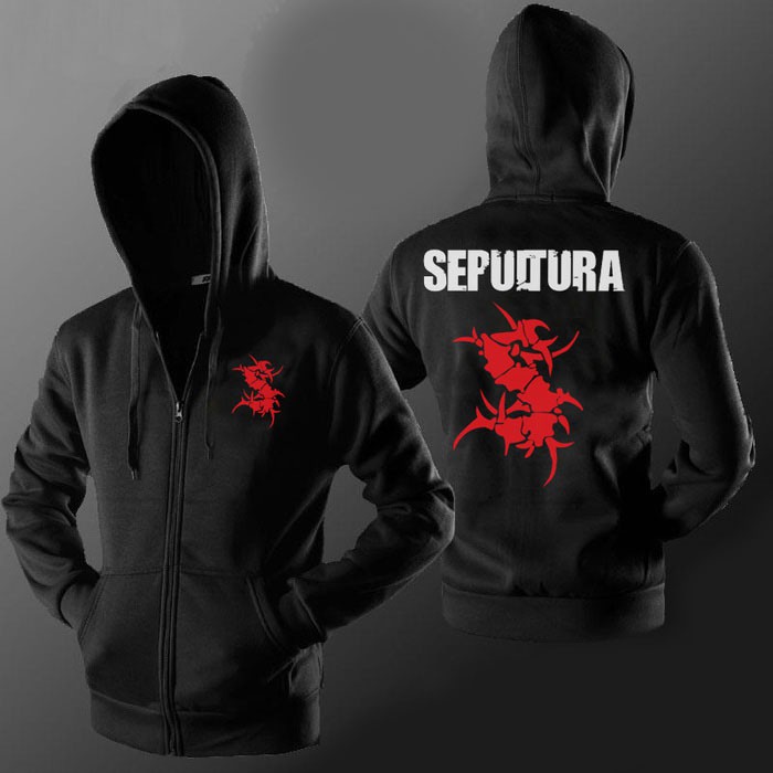 wana production Hoodie Zipper Sepultura