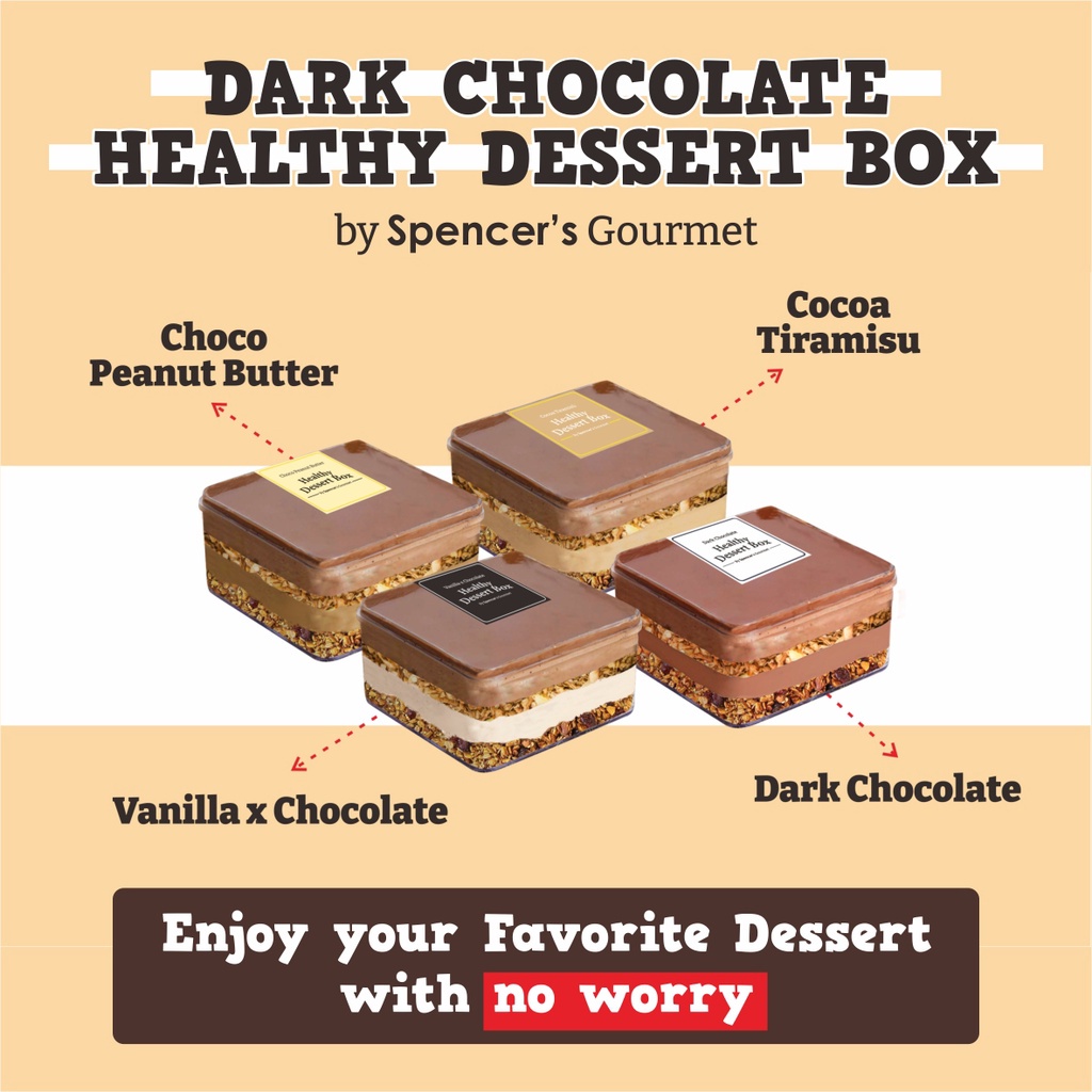 

Dark Chocolate - Healthy Dessert Box