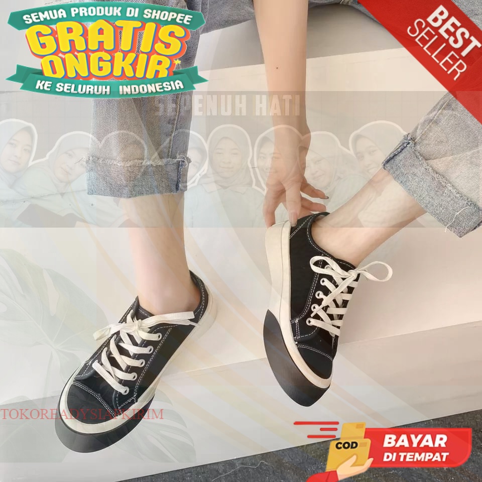 Sepatu wanita import Merk RANJOJO original D33 sepatu sneakers korea wanita sepatu import sepatu OOT