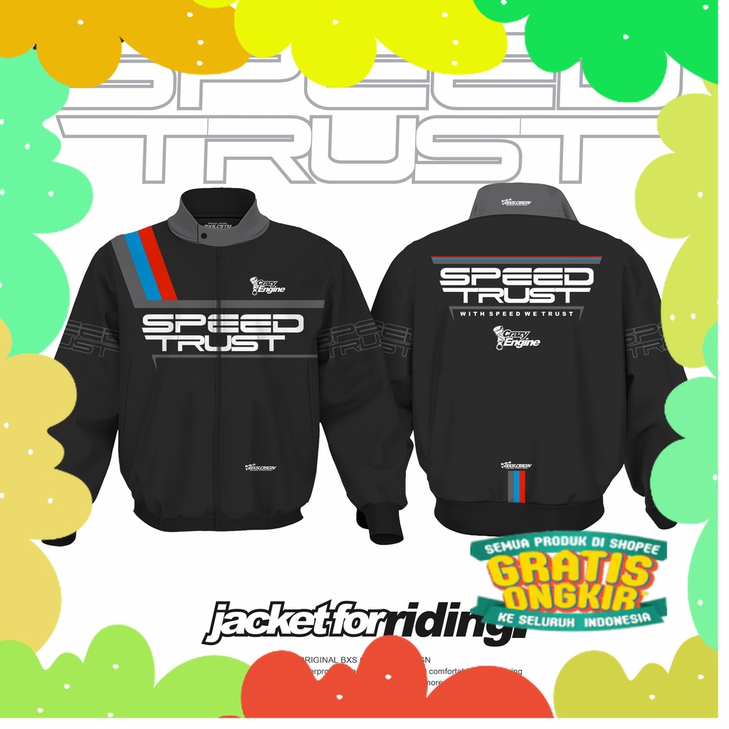 JAKET MOTOR SPEED TRUST | WATERPROOF JACKET UNTUK TOURING RIDING SUNMORI/ Number One