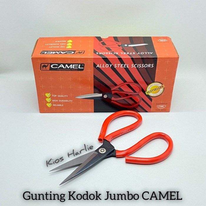 

Gunting kodok jumbo, gunting bahan, gunting kain