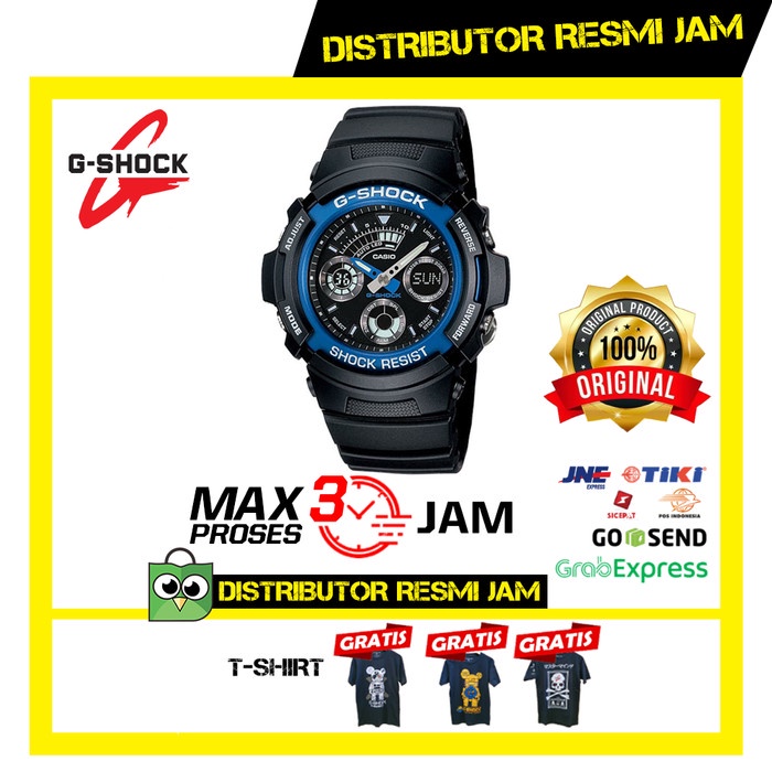 GShock AW-591-2ADR AW-591 AW591 Garansi Resmi 2 Tahun