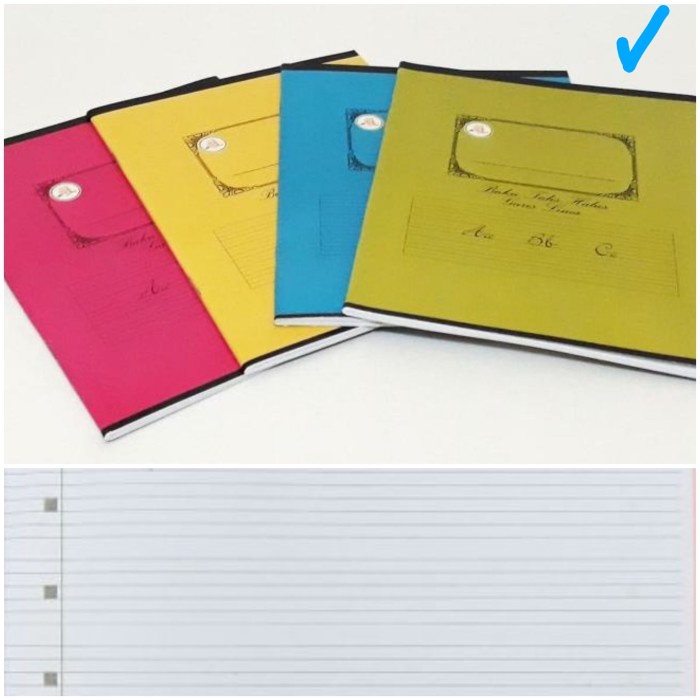 

buku tulis garis 5 buku menulis halus -