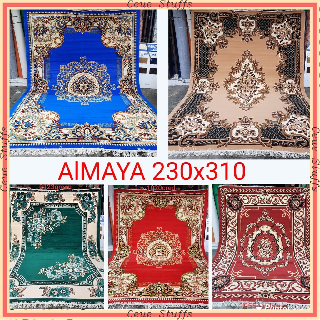 PROMO KARPET AESTHETIC MODEL TERBARU BIKIN CANTIK RUANGAN ALMAYA  Karpet Almaya 230x310 Karpet samir