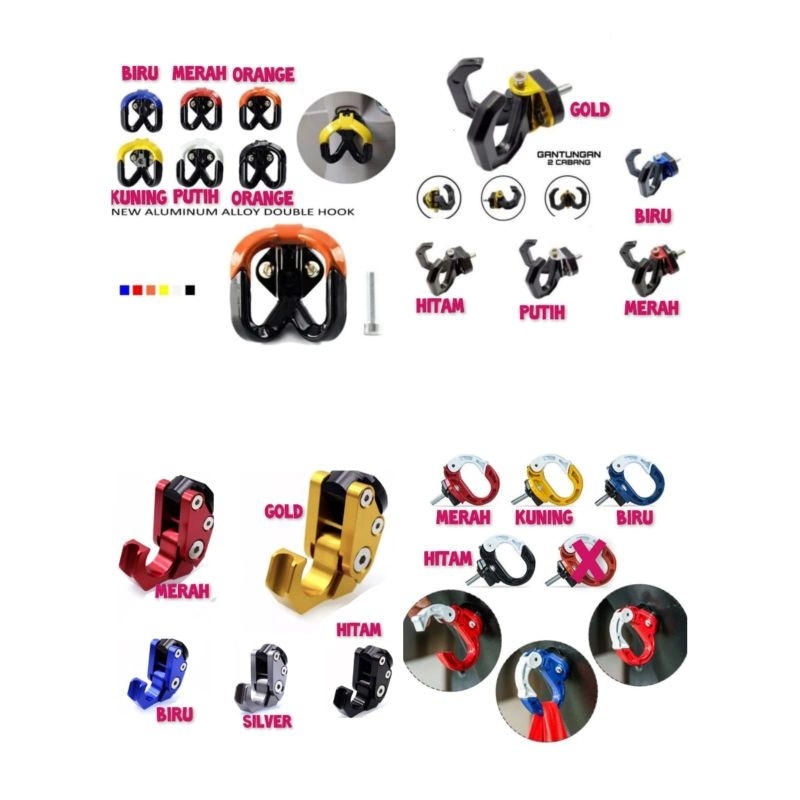 gantungan motor gantungan barang cantelan barang motor cantelan motor variasi gantungan motor