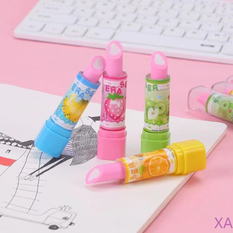 

Penghapus Warna Pola Lucu/Penghapus Pensil Bentuk Lipstik/