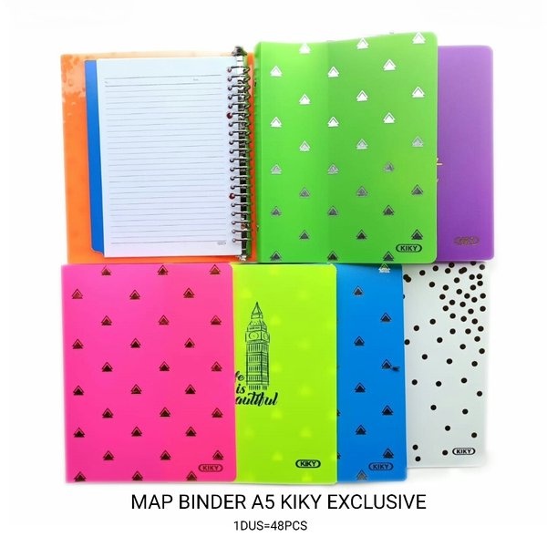 

Binder Note Exclusive Kiky Ukuran A5 Semua Motif - Satuan SHSNP