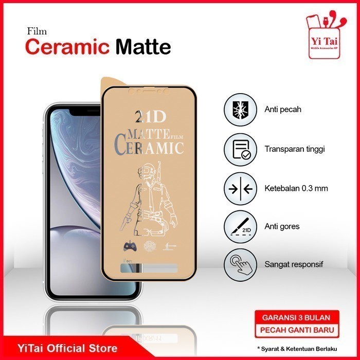 YITAI - Ceramic Matte Anti Glare Oppo A38 A98 Yitai Indonesia