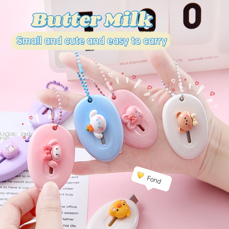 

【COD❤️】 Pisau Seni Lucu Kartun Mini Pisau Pemotong Kertas Siswa