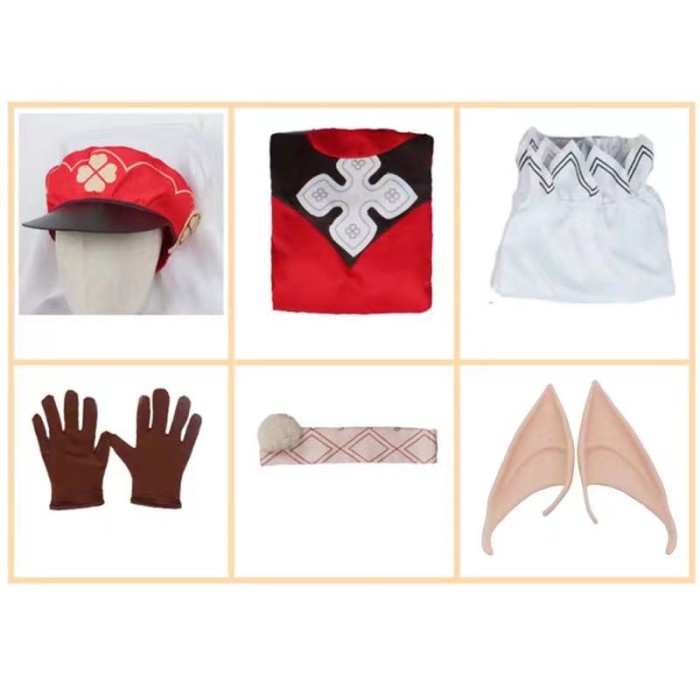 Cosplay kostum Klee genshin impact - telinga peri