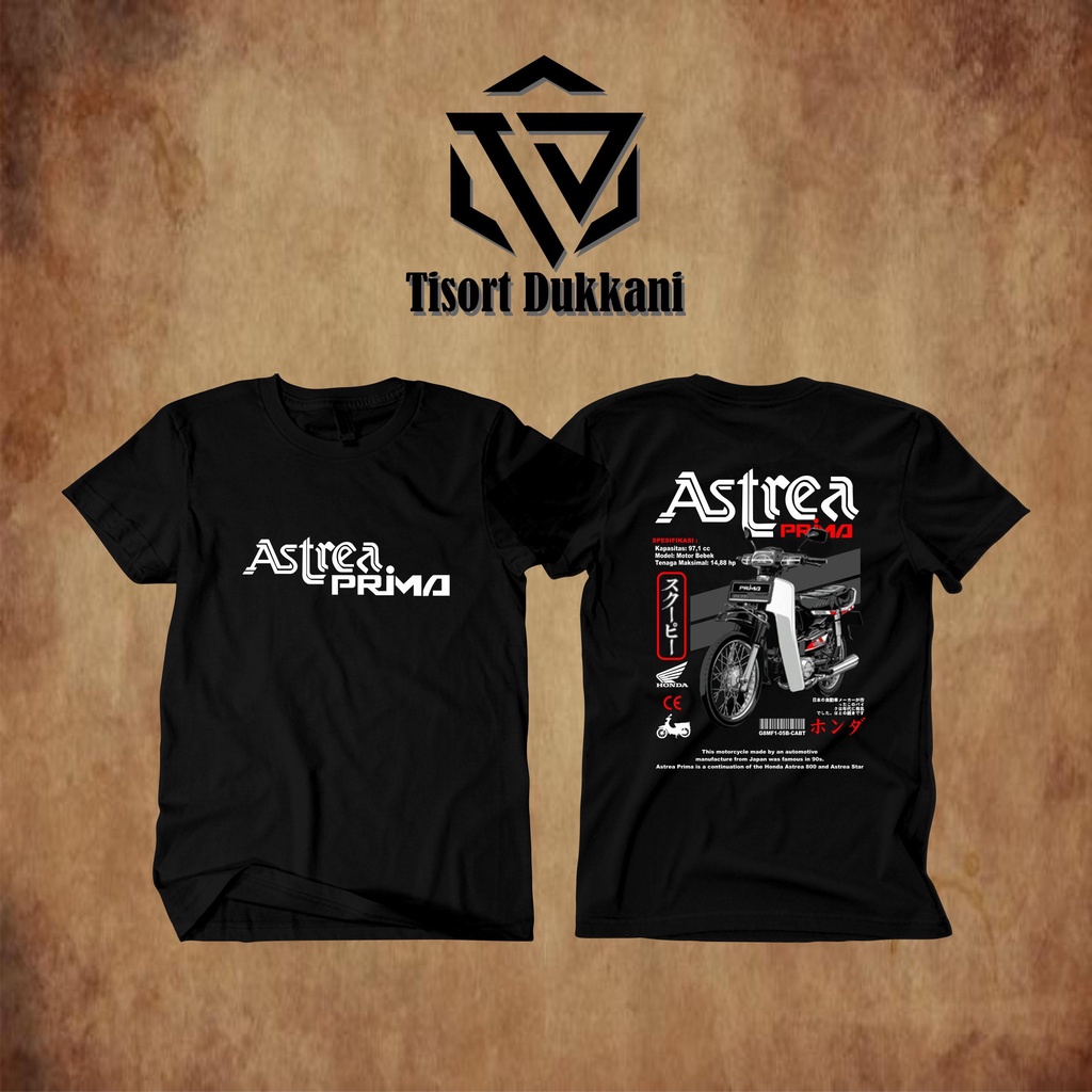 Kaos Baju Distro Honda Astrea Prima Motor Bebek Astrea Series Grand 800 Kualitas Premium Terlaris HD