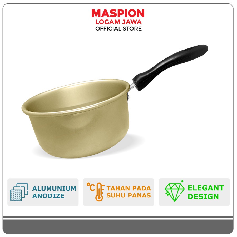 Maspion Mikado Panci Alumunium Goldi Singel Handle 16 cm