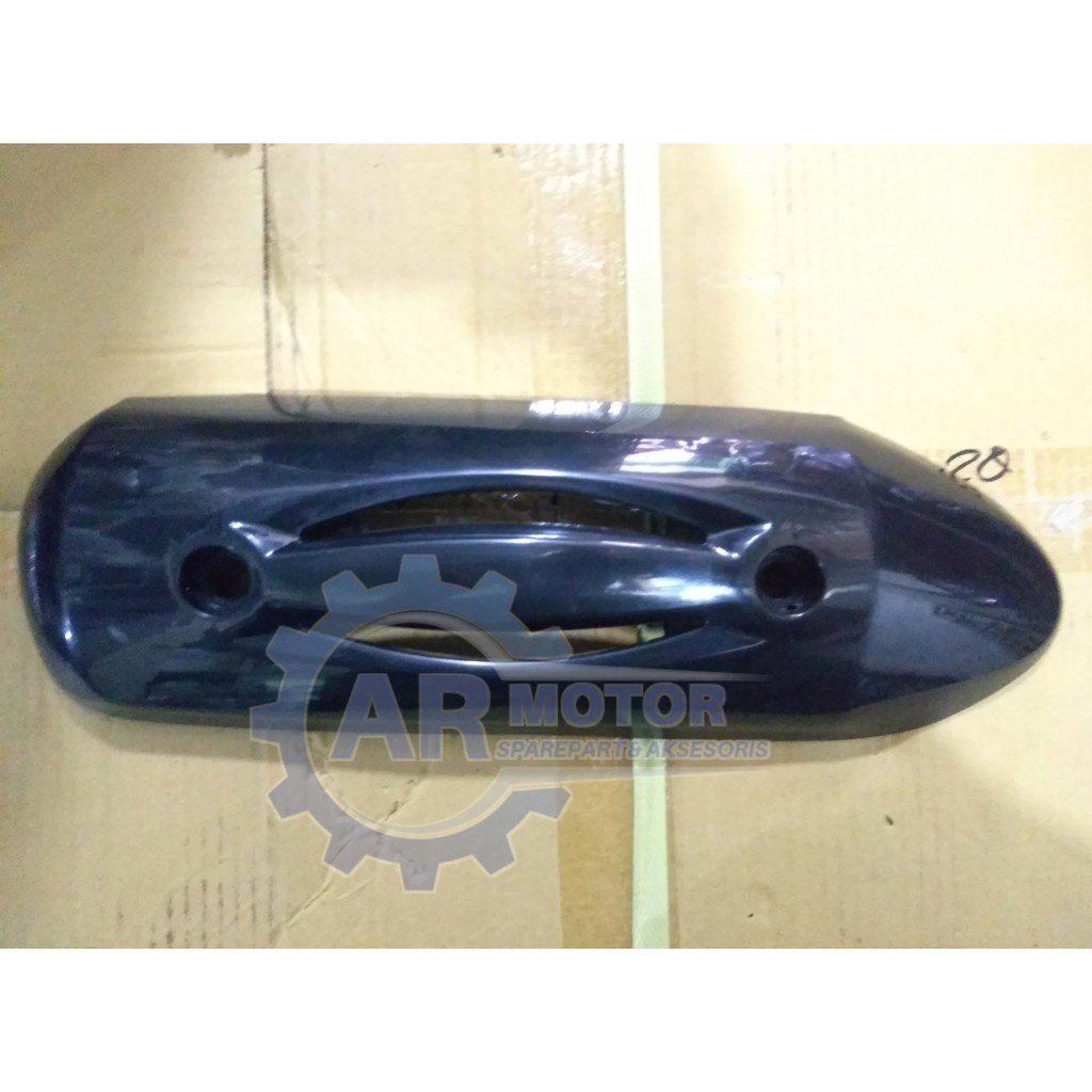 COVER KNALPOT / TUTUP KNALPOT SCOOPY KARBU / SCOOPY FI HITAM