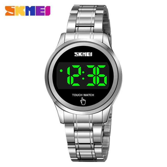 SPCR Jam Tangan Digital Pria Strap Stainless Steel 1737