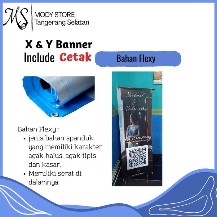 X Banner 60x160cm / X Banner Stand / Banner Disply / Tiang X Banner - Rangka Saja, X Banner Putih